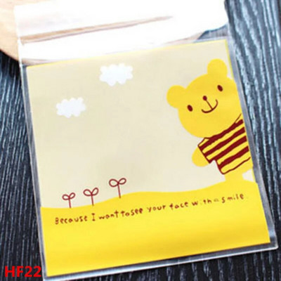 50/100τμχ 10*10cm Love Cute Πλαστικές Σακούλες Αυτοκόλλητη Πλαστική Συσκευασία Τσάντα Μπομπονιέρα Γάμου Γάμου Δώρα Τσάντα περιτυλίγματος