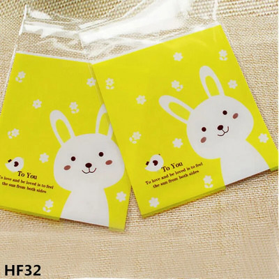 50/100τμχ 10*10cm Love Cute Πλαστικές Σακούλες Αυτοκόλλητη Πλαστική Συσκευασία Τσάντα Μπομπονιέρα Γάμου Γάμου Δώρα Τσάντα περιτυλίγματος