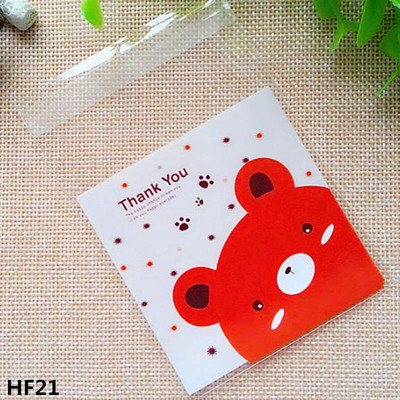 50/100τμχ 10*10cm Love Cute Πλαστικές Σακούλες Αυτοκόλλητη Πλαστική Συσκευασία Τσάντα Μπομπονιέρα Γάμου Γάμου Δώρα Τσάντα περιτυλίγματος