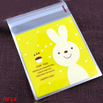 50/100τμχ 10*10cm Love Cute Πλαστικές Σακούλες Αυτοκόλλητη Πλαστική Συσκευασία Τσάντα Μπομπονιέρα Γάμου Γάμου Δώρα Τσάντα περιτυλίγματος