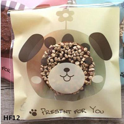 50/100τμχ 10*10cm Love Cute Πλαστικές Σακούλες Αυτοκόλλητη Πλαστική Συσκευασία Τσάντα Μπομπονιέρα Γάμου Γάμου Δώρα Τσάντα περιτυλίγματος