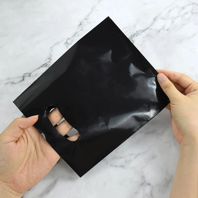 10/20 τεμ. μονόχρωμη πλαστική φορητή τσάντα Gadgets/κοσμήματα/τσάντα συσκευασίας δώρου/καραμέλα Δώρο γενεθλίων για τους επισκέπτες