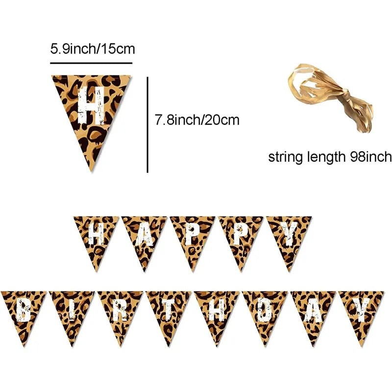 Leopardas su gimtadieniu