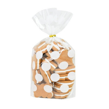50 бр. Пластмасова торбичка за бонбони Торбички за опаковане на бисквитки Коледен подарък Консумативи за декорация на парти за рожден ден Сватбени сувенири Baby Shower