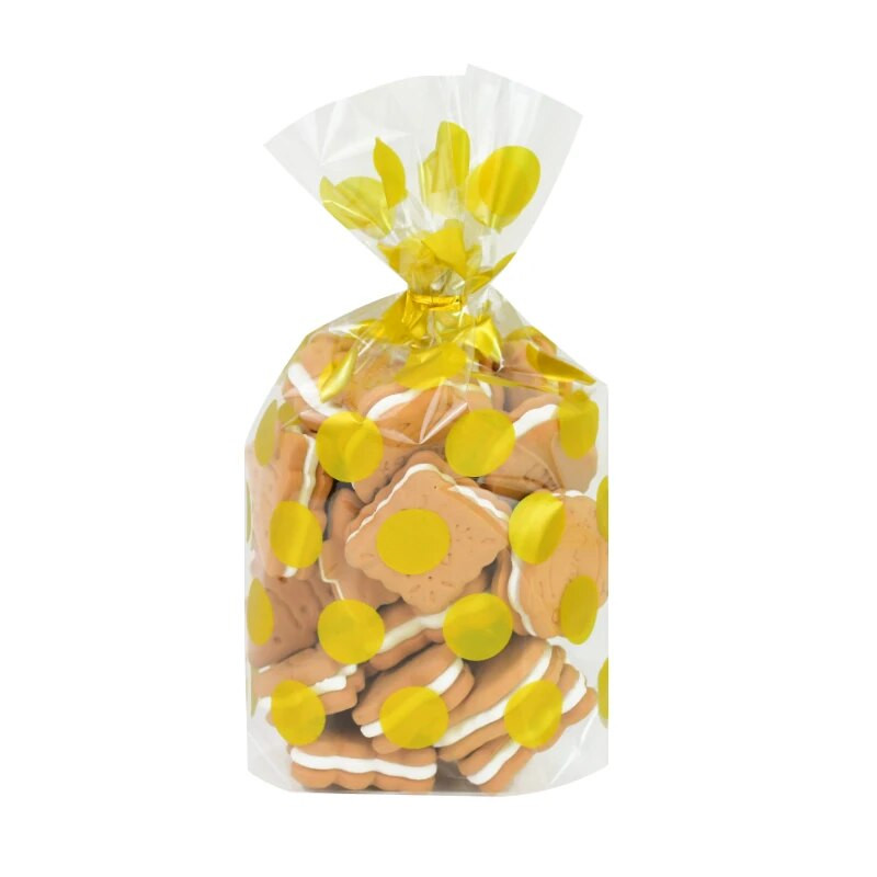 50 τμχ Πλαστική τσάντα καραμέλα μπισκότα μπισκότα τσάντες συσκευασίας Χριστουγεννιάτικο δώρο για διακόσμηση πάρτι γενεθλίων Προμήθειες γάμου Μπομπονιέρες Baby Shower