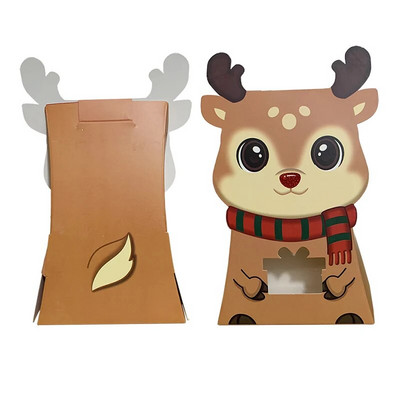 6tk/partii Uus loomade kommikarp Punane panda Koala kinkekarp Koera/Kissu akna kommikarp lastele sünnipäevapeotarbed jõulukinkekarp