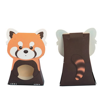 6tk/partii Uus loomade kommikarp Punane panda Koala kinkekarp Koera/Kissu akna kommikarp lastele sünnipäevapeotarbed jõulukinkekarp