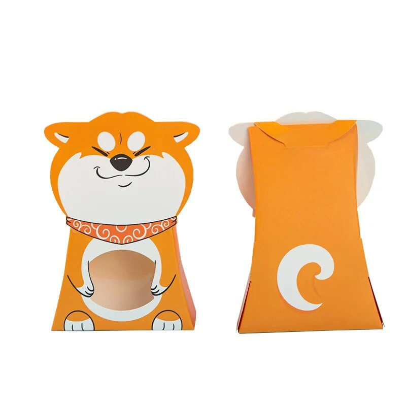 6 τεμ/παρτίδα Καινούργιο κουτί ζαχαρωτών ζώων Κόκκινο panda Koala κουτί δώρου Σκύλος/Γατάκι Παράθυρο κουτί ζαχαρωτών για παιδιά προμήθειες για πάρτι γενεθλίων Χριστουγεννιάτικο κουτί δώρου