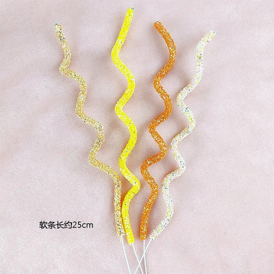4 τμχ/σετ Rainbow Long Pencil Cake Γιορτινό πάρτι Γενέθλια Επιδόρπιο Τούρτα γενεθλίων Κεριά Γάμου Τούρτας