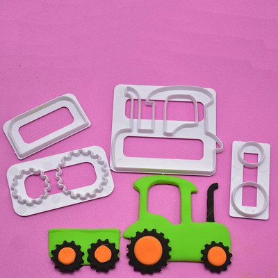 Πράσινο σετ πανό γενεθλίων τρακτέρ Felt Tractor Garland Banner Farm Προμήθειες για πάρτι γενεθλίων με θέμα