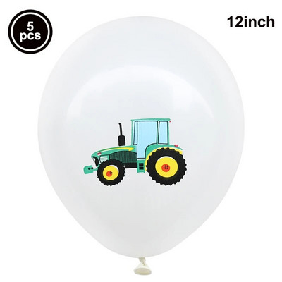 Πράσινο σετ πανό γενεθλίων τρακτέρ Felt Tractor Garland Banner Farm Προμήθειες για πάρτι γενεθλίων με θέμα