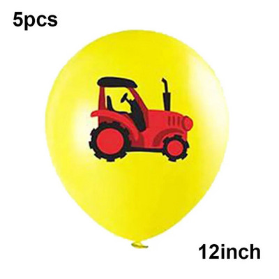 Πράσινο σετ πανό γενεθλίων τρακτέρ Felt Tractor Garland Banner Farm Προμήθειες για πάρτι γενεθλίων με θέμα
