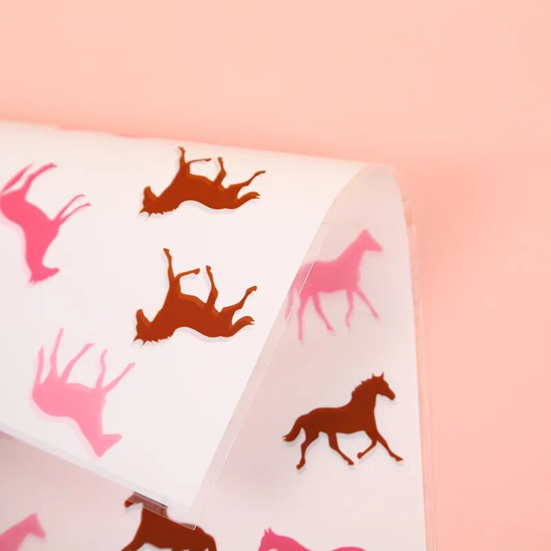 25/50PCS Τσάντες δώρου για πάρτι αλόγων Τσάντα συσκευασίας μπισκότων καραμελών Τσάντα κέρασμα αλόγων για παιδιά Προμήθειες γενεθλίων Διακόσμηση για πάρτι αλόγων