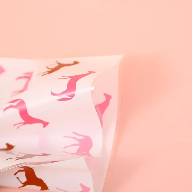 25/50PCS Τσάντες δώρου για πάρτι αλόγων Τσάντα συσκευασίας μπισκότων καραμελών Τσάντα κέρασμα αλόγων για παιδιά Προμήθειες γενεθλίων Διακόσμηση για πάρτι αλόγων