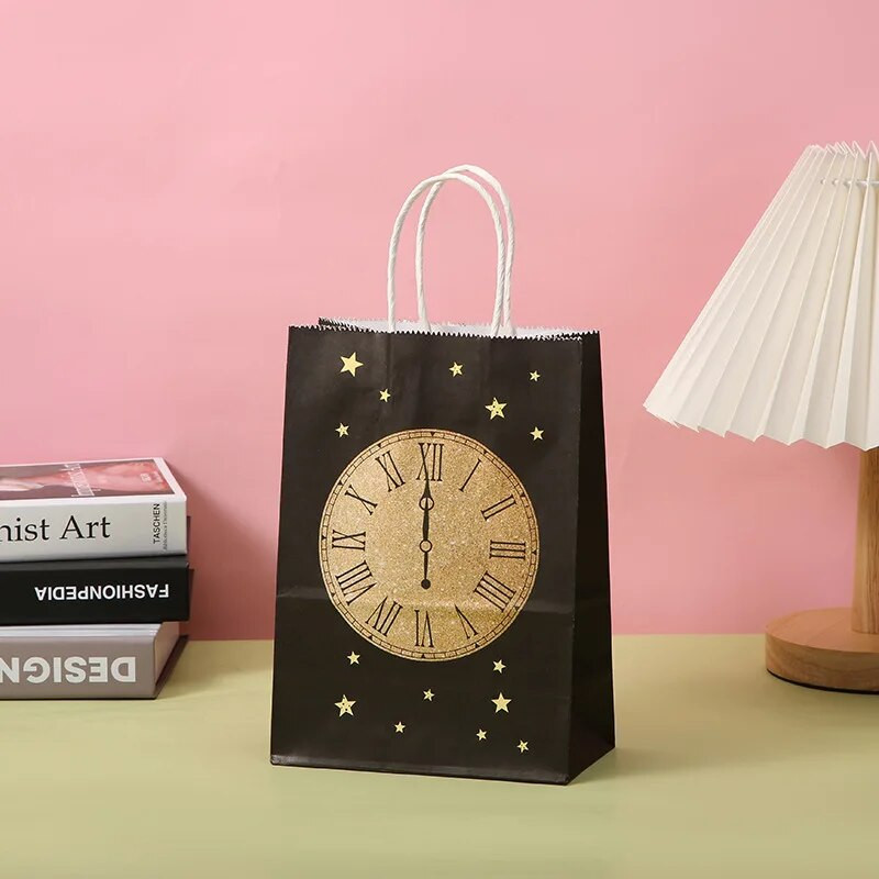 5τμχ Χειρολαβές Τσάντες δώρου Παιδικά Χρόνια Πολλά Γάμος Διακόσμηση πάρτι με μπαλόνι Baby shower Χάρτινες τσάντες Γραβάτα