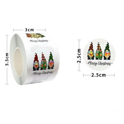 Jõulukingi kleebised dekoratiivne tihenduskleebis Merry Christmas Reward Isekleepuvad sildid Lastepäeva pidu