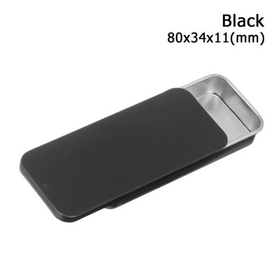 1 vnt kelių dydžių mini geležies dėžutės skaidrės stačiakampės tuščios skardinės laikymo dėžutė vestuvių papuošalų piliulių dėklai nešiojamieji skardinių dėžučių konteineriai