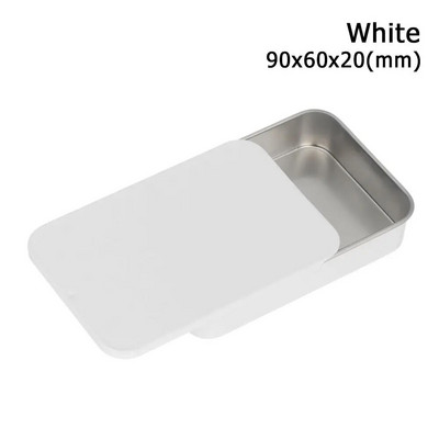 1 vnt kelių dydžių mini geležies dėžutės skaidrės stačiakampės tuščios skardinės laikymo dėžutė vestuvių papuošalų piliulių dėklai nešiojamieji skardinių dėžučių konteineriai