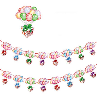 Unicorn Castle Dinosaur Princess Banner Στολισμός γάμου Παιδική γιορτή γενεθλίων Χάρτινο πανό Candy Bar Baby Shower