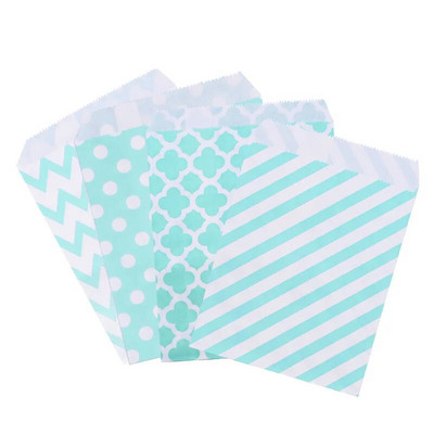 25/50 τμχ Χάρτινες τσάντες μικτού στυλ Μπομπονιέρα γάμου Μπομπονιέρα καραμέλα Τσάντες δώρου Συσκευασία τροφίμων Προμήθειες διακόσμησης για πάρτι γενεθλίων