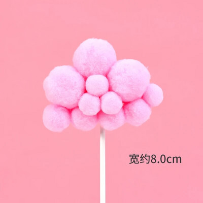 Cakelove Cute Colorful Clouds Cake Topper Girl For Kids Baby Hot Air Balloon Χρόνια πολλά Διακόσμηση τούρτας Δώρα γενεθλίων