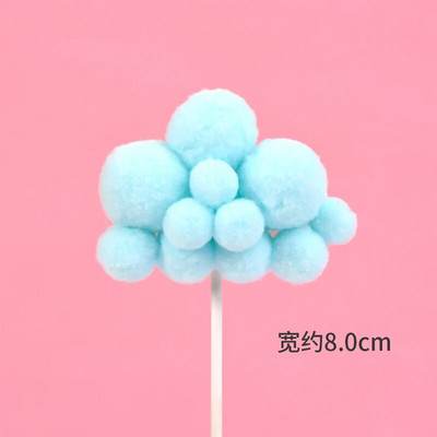 Cakelove Cute Colorful Clouds Cake Topper Girl For Kids Baby Hot Air Balloon Χρόνια πολλά Διακόσμηση τούρτας Δώρα γενεθλίων