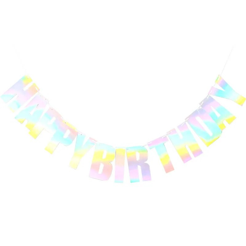 Διακόσμηση γενεθλίων κοριτσιών Baby Shower Χρόνια πολλά Διακόσμηση Banner Candy Bar Χάρτινα γράμματα πανό Διακόσμηση πάρτι γενεθλίων