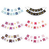 Διακοσμητικά πάρτι γενεθλίων Happy Birthday Banner Bronzing Banner Παιδικό πάρτι γενεθλίων Διακόσμηση τοίχου για το σπίτι