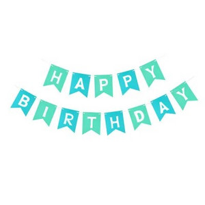 Διακοσμητικά πάρτι γενεθλίων Happy Birthday Banner Bronzing Banner Παιδικό πάρτι γενεθλίων Διακόσμηση τοίχου για το σπίτι