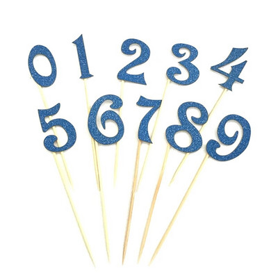 10 τεμ./παρτίδα Princess Crown heart Star Cake Toppers 1η γενέθλια Διακόσμηση Παιδική Διακόσμηση πάρτι για μωρά κορίτσια Cupcake Toppers