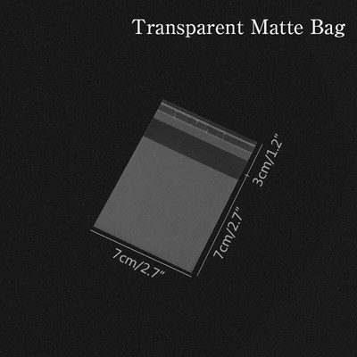 100 τμχ Πλαστικές διαφανείς τσάντες σελοφάν Τσάντα δώρου μπισκότων πουά με DIY αυτοκόλλητη θήκη Celofan τσάντες για πάρτι