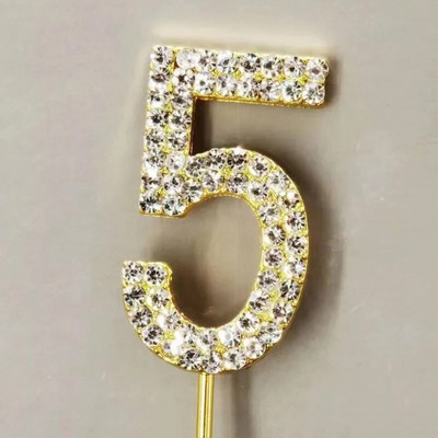 Number10 18 20 21 25 50 60 70 Διακόσμηση τούρτας Sliver Diamond Topper Stick για διακοσμήσεις πάρτι γενεθλίων Προμήθειες επετείου