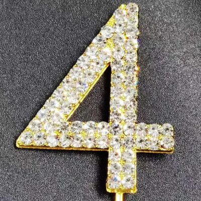 Number10 18 20 21 25 50 60 70 Διακόσμηση τούρτας Sliver Diamond Topper Stick για διακοσμήσεις πάρτι γενεθλίων Προμήθειες επετείου
