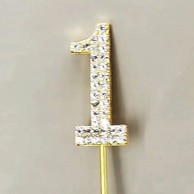 Number10 18 20 21 25 50 60 70 Διακόσμηση τούρτας Sliver Diamond Topper Stick για διακοσμήσεις πάρτι γενεθλίων Προμήθειες επετείου