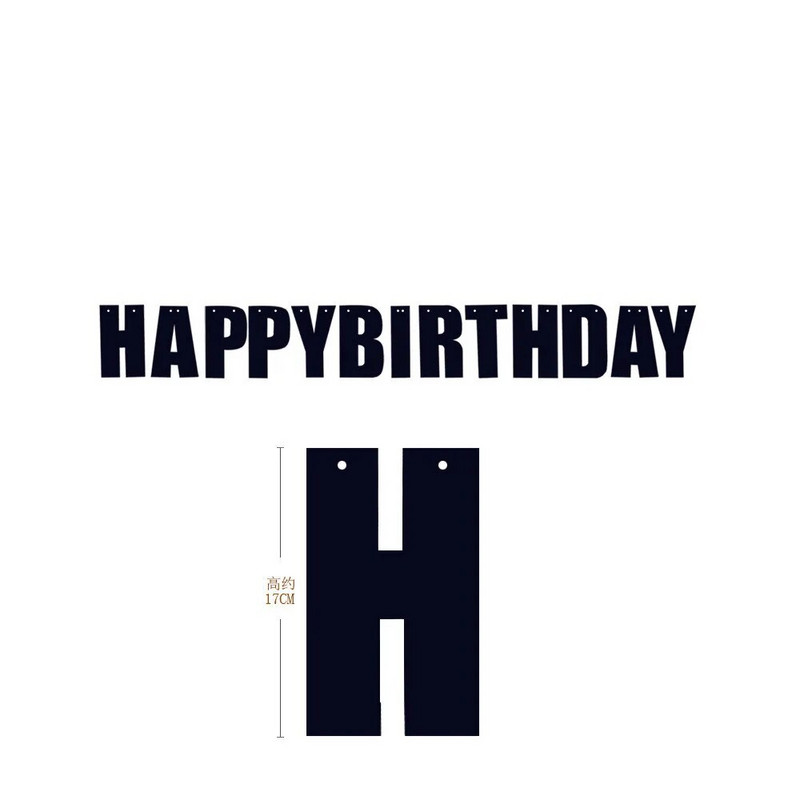 1σετ Χρόνια πολλά γράμματα πανό Ροζ χρυσό κομφετί μπαλόνια Baby shower Διακοσμήσεις για πάρτι γενεθλίων αγόρι κορίτσι Παιδικό πάρτι μπομπονιέρες