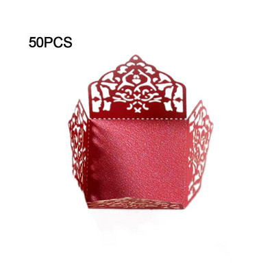 50 τεμ. Σοκολατένια περιτυλίγματα λουλουδιών Χαρτί ζαχαροπλαστείο Μπομπονιέρες και δώρα γάμου Είδη για πάρτι γενεθλίων Είδη γάμου