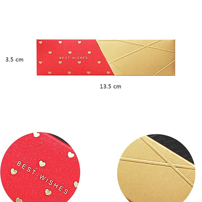 10 τεμ. Bronzing Candy Box Κουτιά σοκολάτας Δώρο Γαμήλια μπομπονιέρα Κραγιόν Μοντελοποίηση Δώρο Κουτί δώρου Γενέθλια Πάρτυ γενεθλίων Ημέρα του Αγίου Βαλεντίνου