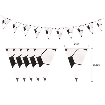 Διακόσμηση για πάρτι ποδοσφαίρου Πανό ποδοσφαίρου Θέμα ποδοσφαίρου Happy Bday Bunting Σημάδι Ποδοσφαιρικό Πάρτι Προμήθειες για Παιδιά Αγόρια Πάρτι για οπαδούς ποδοσφαίρου