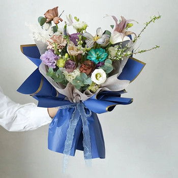 10 бр водоустойчива хартия за опаковане на цветя за подаръци