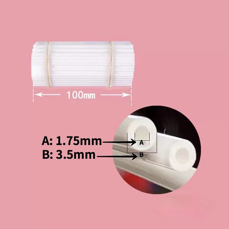 100 τεμάχια μιας χρήσης λευκά πλαστικά μπαστούνια για γλειφιτζούρι Super Cake Διακοσμώντας καλούπι για γλειφιτζούρι