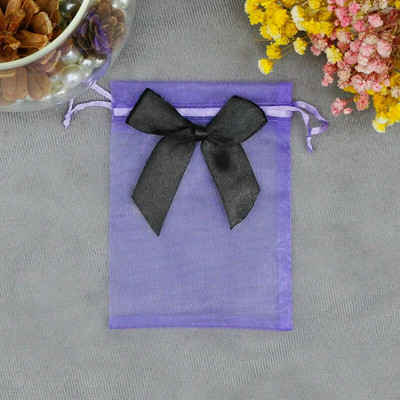 20 ΤΕΜ. Οργάντζα Συσκευασία Δώρου Κοσμήματα Εκλεκτές θήκες γάμου με καραμέλα πεταλούδας με τσάντες που σύρονται με φιόγκο Τσάντες γλυκών