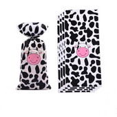 10-50 τμχ Τσάντες με εκτύπωση αγελάδας Τσάντες καραμέλας Πλαστικές τσάντες καλούπι για καλεσμένους Μπομπονιέρα με θέμα το πάρτι γενεθλίων με θέμα τα ζώα φάρμας