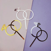 2022 Νεότερο INS Acrylic Mr & Mrs Proposal Cake Toppers For Womens Mens Lovers Weddings Engaged Party Cake Decorations Toppers