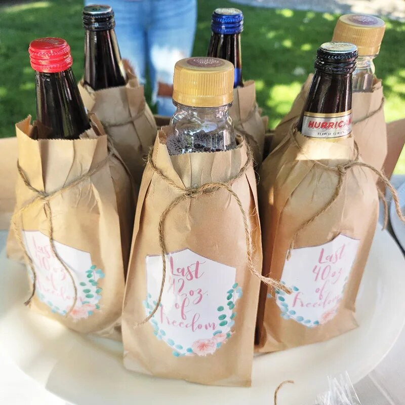 10 τεμ. Χάρτινη τσάντα Kraft με λωρίδα με κουκκίδες Μπισκότα ψησίματος Κέικ ψωμιού Γλυκά σνακ Τσάντα δώρου σε πακέτο Συσκευασία δώρου για πάρτι για το σπίτι