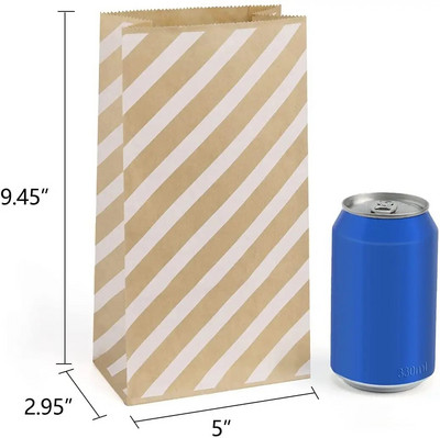 10 τμχ Χάρτινη τσάντα Rainbow πολύχρωμη κουκκίδα Τσάντες δώρου Τσάντες γαμήλιου πάρτι ανοιχτό επάνω Stand up τσάντες μπομπονιέρες DIY καραμέλες προμήθειες γενεθλίων