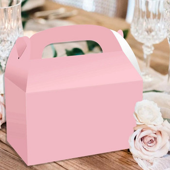Χάρτινη Kraft Κουτί ζαχαρωτών Κουτιά συσκευασίας δώρου Τσάντες καραμέλα Μπομπονιέρες γάμου Διακόσμηση πάρτι γενεθλίων Τσάντες ντους μωρών