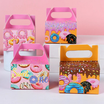 Χάρτινη Kraft Κουτί ζαχαρωτών Κουτιά συσκευασίας δώρου Τσάντες καραμέλα Μπομπονιέρες γάμου Διακόσμηση πάρτι γενεθλίων Τσάντες ντους μωρών