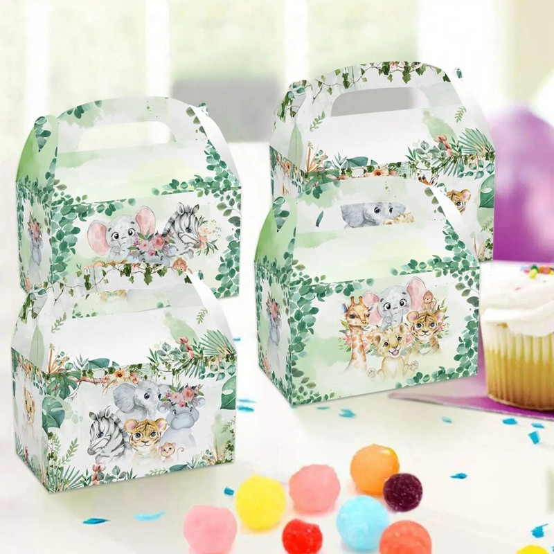 Χάρτινη Kraft Κουτί ζαχαρωτών Κουτιά συσκευασίας δώρου Τσάντες καραμέλα Μπομπονιέρες γάμου Διακόσμηση πάρτι γενεθλίων Τσάντες ντους μωρών