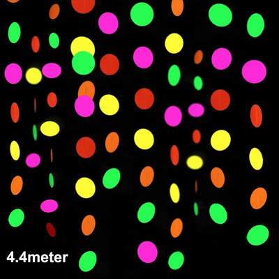 Neon Let`s Party Banner Μεγάλα γράμματα Κρεμαστά Γιρλάντα UV Glow Διακόσμηση πάρτι 70s 80s 90s Θέμα Διακόσμηση πάρτι γενεθλίων