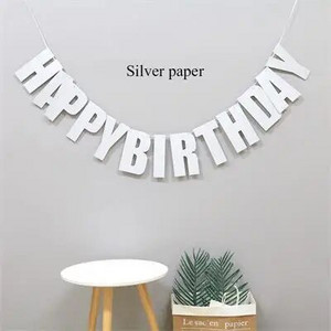 Creative Happy Birthday Banner Decoration Party Supplies First Birthday Boy Girl Party Baby Shower Birthday Party Decorations